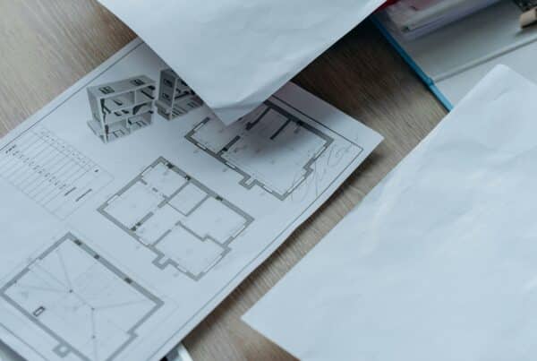 Plans d’architecture d’intérieur pour dossier de déclaration préalable en mairie